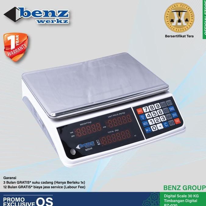 Timbangan Digital 30 Kg Bz 030 / Digital Scale Benz Werkz
