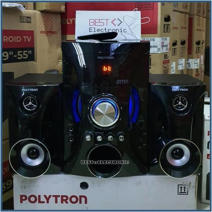 Speaker Aktif Polytron Pma 9525 Pma9525 Karoke + Radio New Stok