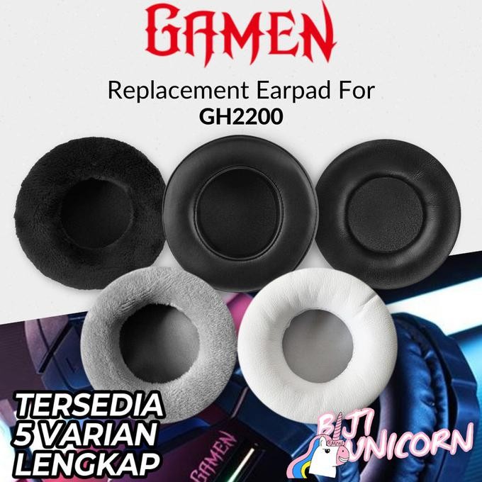 Earpad Earcup Ear Cushion Pad Gamen Gh2200 Gh 2200 Bantalan Busa Foam New Stok