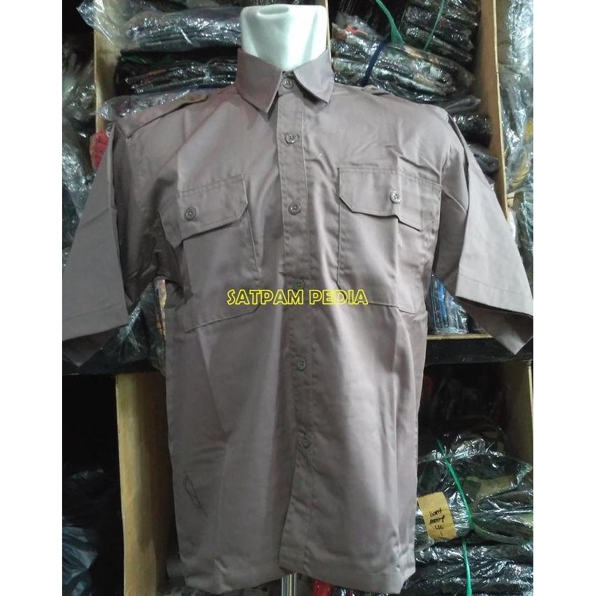 Tersedia Seragam PDH Satpam Coklat - Seragam PDH Security Coklat