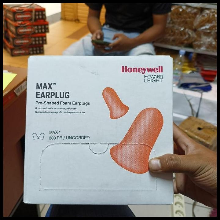 Terlaris Earplug Honeywell Max -1 / Earplug Honeywell Murah Best Seller