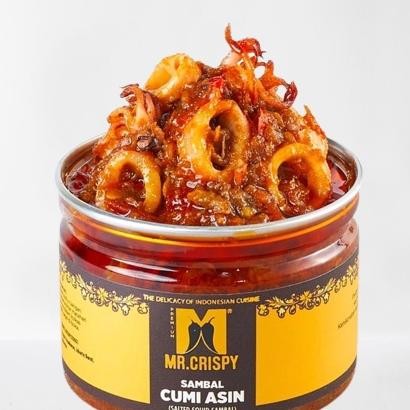 

Sambal Cumi Pedas Sambel Cumi Asin 120 Gram