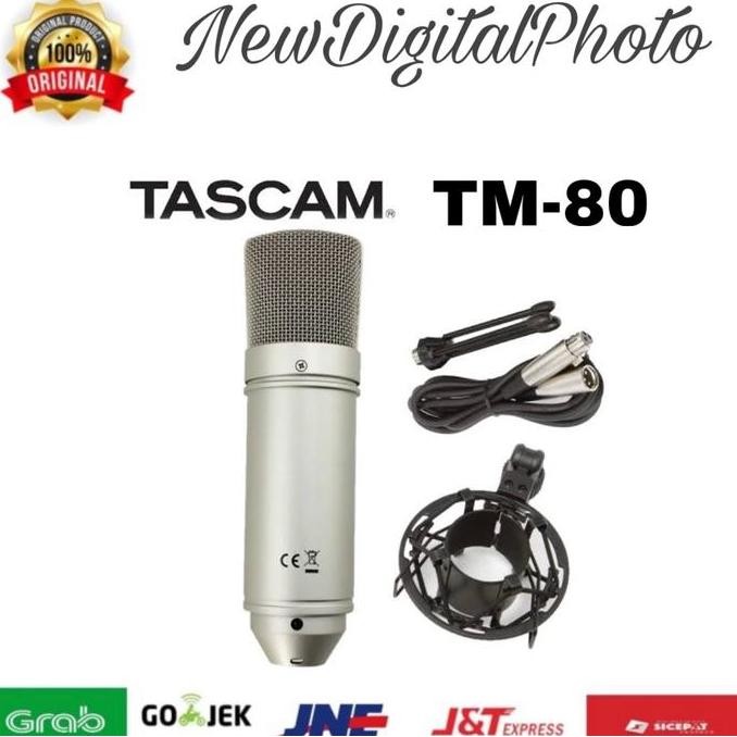 Tascam Tm-80 Tascam Tm80 Mic Studio Condenser Tascam Tm 80 New Stok