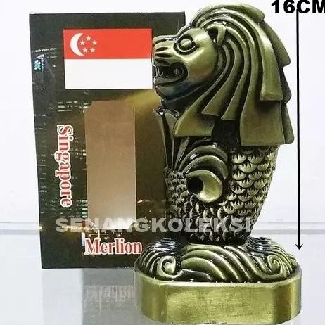 Miniatur Merlion Singapore / Pajangan Merlion Singapore