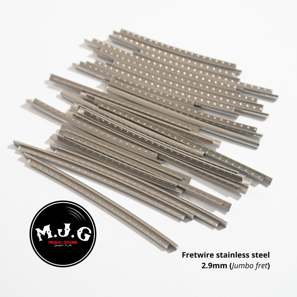 fret gitar akustik or elektrik stainless steel jumbo 2.9mm korea premium spec