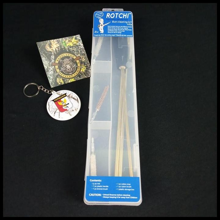 Terlaris Rotchi Stik Cal 22 / Sikat Laras Cal 22 / Cleaning Kit 3 Pcs Cal 223 Good Quality