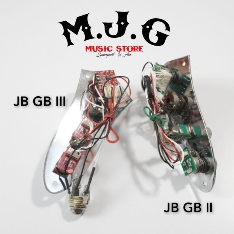 Preamp Equalizer Wiring Set Kit Bass Elektrik Model JazzBass Kualitas Korea