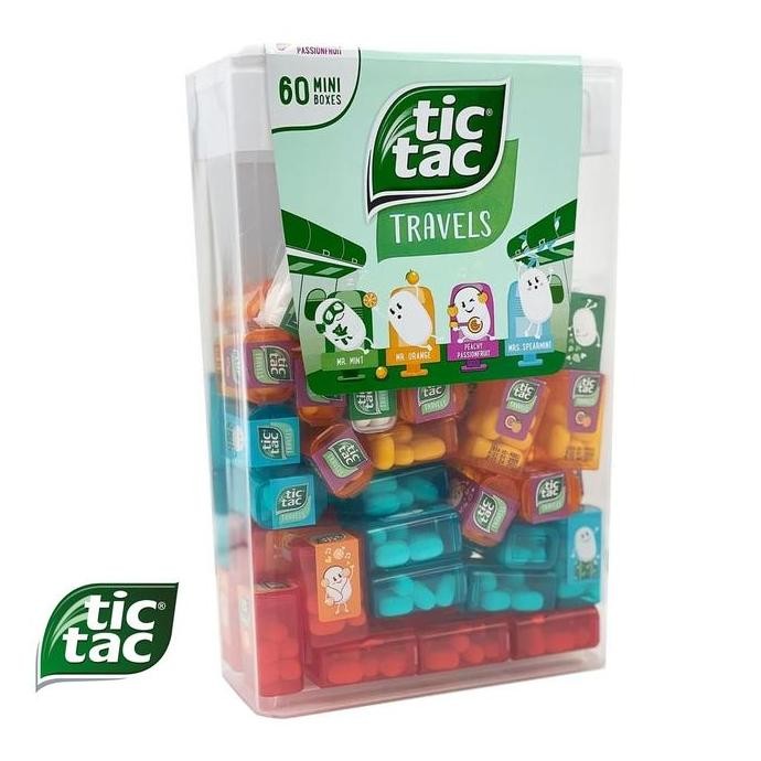 

Permen Tic Tac Lilliput Mixed 228Gram Isi 60 Mini Boxes