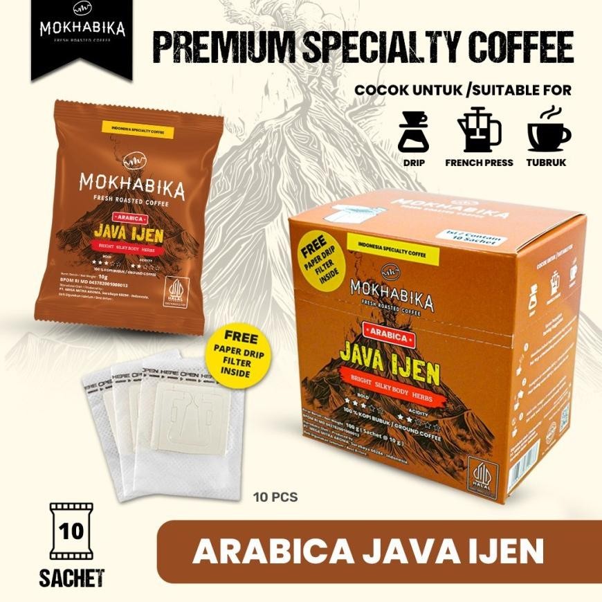 

Paling dicari Mokhabika Arabica Java Ijen Premium Coffee Powder