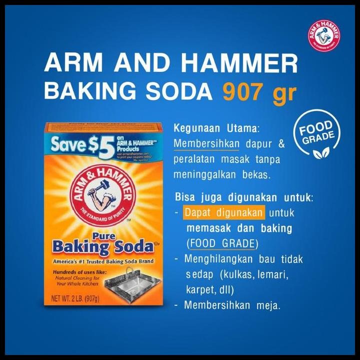 

Terlaris Arm And Hammer Baking Soda 907gram Best Seller