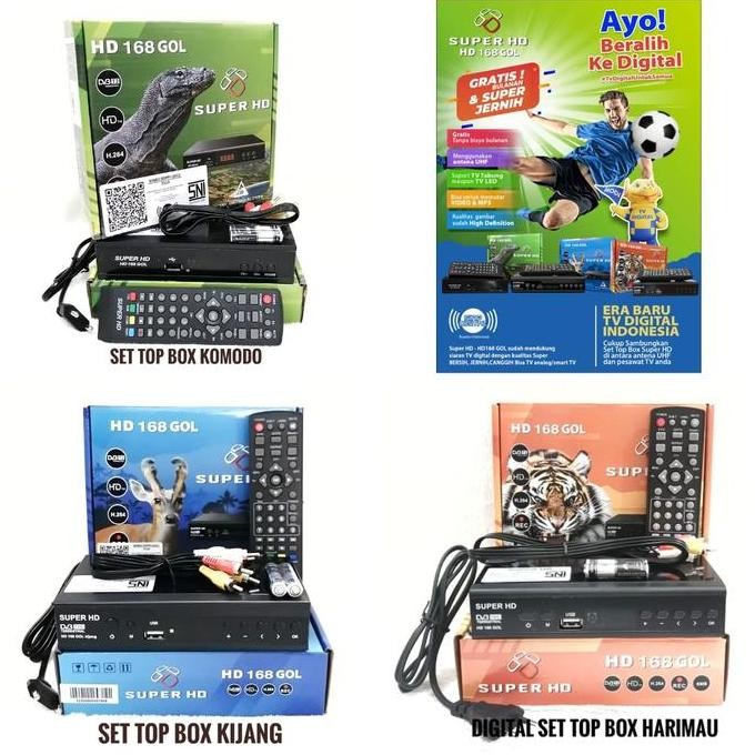 SET TOP BOX DIGITAL - SET TOP BOX ANTENA UHF DIGITAL ANTENNA TV