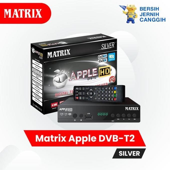Set Top Box Matrix Apple Dvbt2 Hd Silver