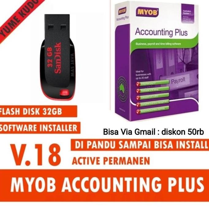 Promo Usb Flashdisk - Myob Accounting - Software Akuntansi Full