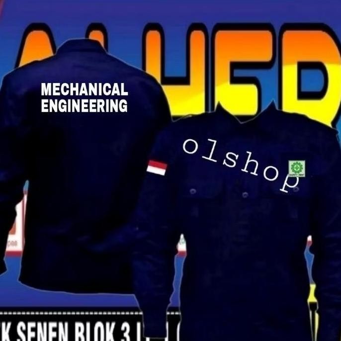 Tersedia new kemeja mechanical engineering baju mechanical engineering seragam mechanical engineerin