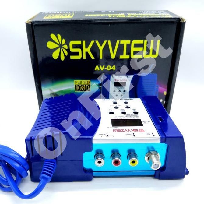 SKYVIEW MODULATOR AGILE AV04/AV TO RF VHF UHF