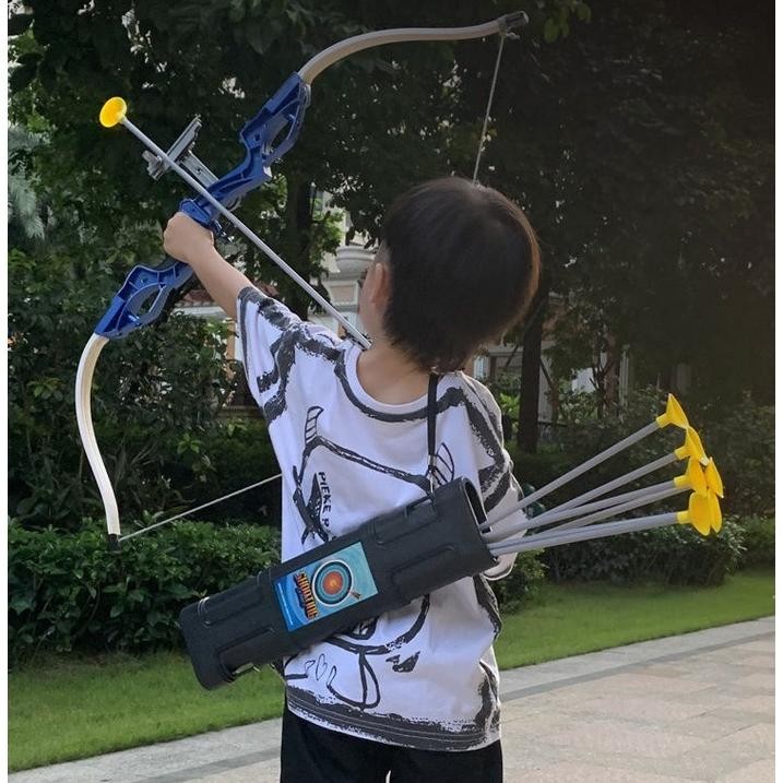 66cm Pemula Busur Panah Anak/Panah Anak Anak/Set Busur Panah Anak Termasuk Membidik Inframerah 3 Arr