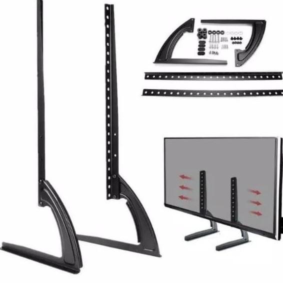 Kaki Meja Tv Sharp Lg Samsung Sony Dll 50 55 65 Inch Besi Anti Karat