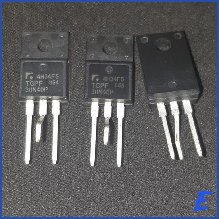 | BHG | TRANSISTOR IGBT TGPF 30N40P 30N40 P 400V ORIGINAL - KAKI MELENGKUNG