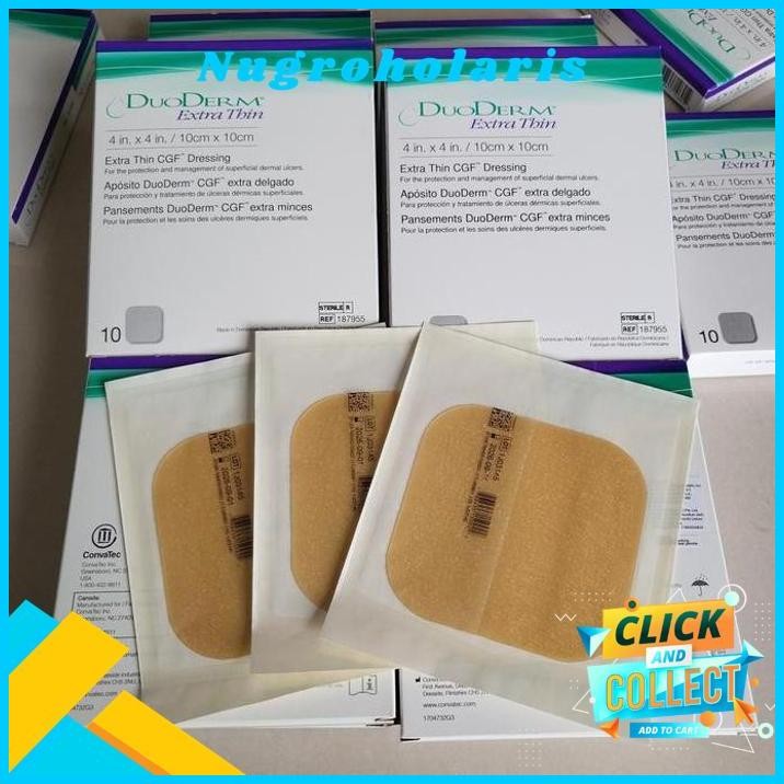 

CONVATEC DUODERM EXTRA THIN 4INX4IN 10CMX10CM TERBAIK !!