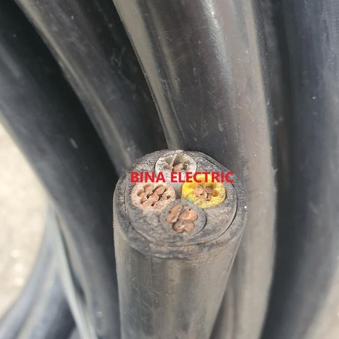Kabel Listrik NYY 4x16 4 x 16 4x16mm 4 x 16 mm Eterna Meteran Eceran