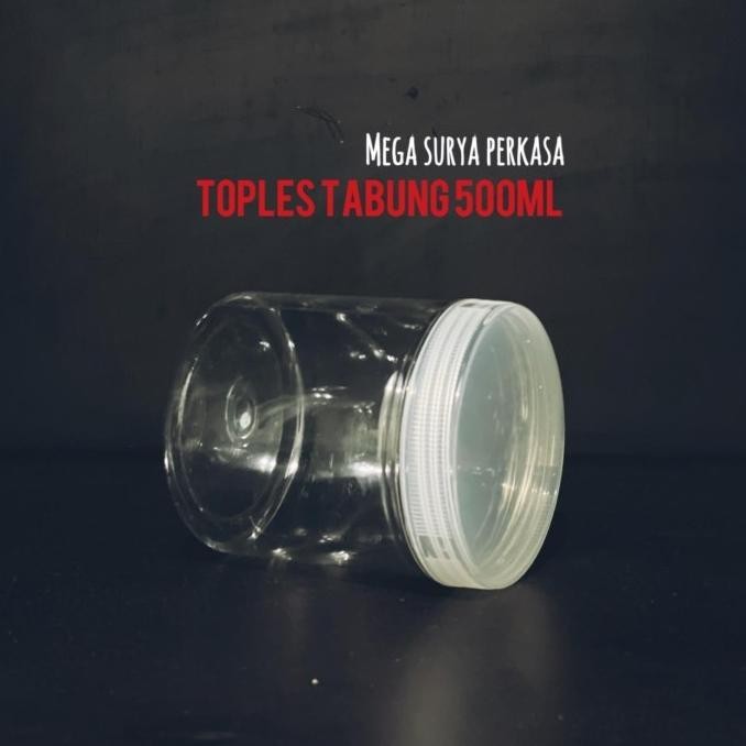 (Expert) Toples Tabung 500 ml/Toples 500 ml/Toples kue/Toples Plastik