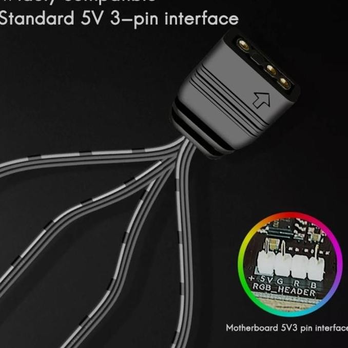 ready Splitter hub aRGB / A rgb 3pin 5v to 10 slot 3 lpin addressable Asycn