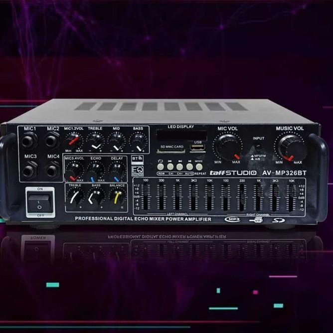 TAFFSTUDIO AMPLIFIER MIXER AUDIO BLUETOOTH USB SUBWOOFER KARAOKE -