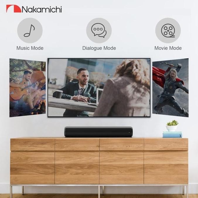 Murah Nakamichi Soundstation Venus Speaker Bluetooth Amplifier Mini Soundbar