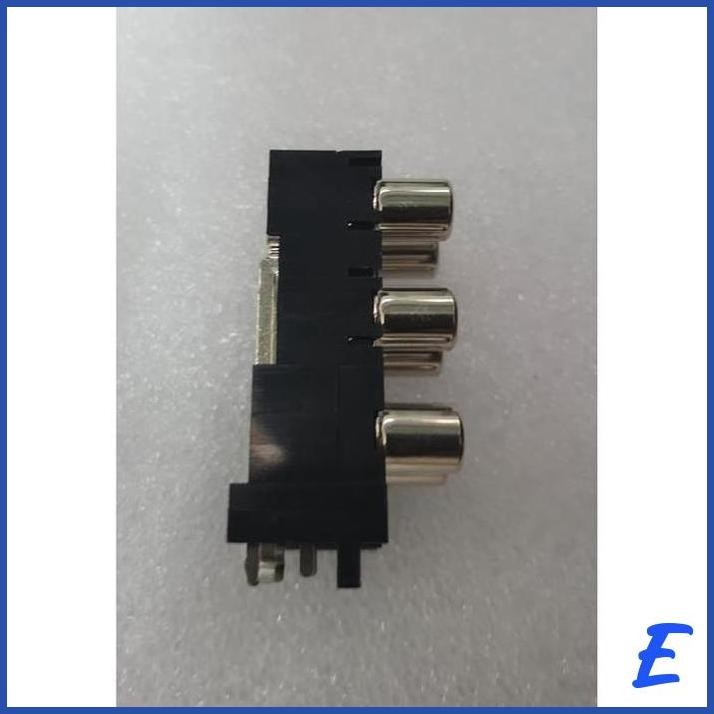 | BHG | SOCKET FEMALE RCA 6 SLOT LUBANG KONEKTOR AV VERTICAL MERK JALCO