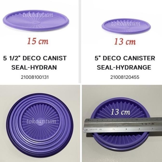 (Expert) Tutup toples tupperware deco canister