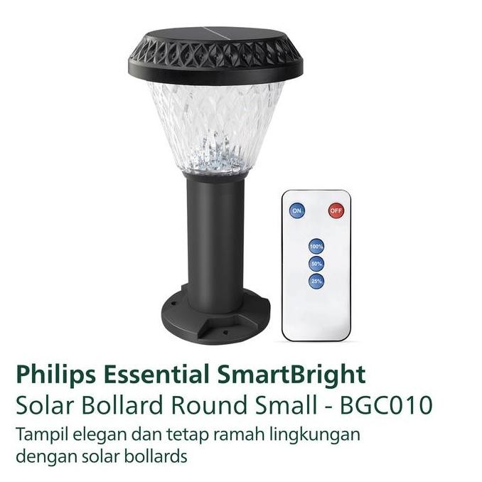 Grosir Philips Lampu Taman Smartbright Solar Bollards Round Small