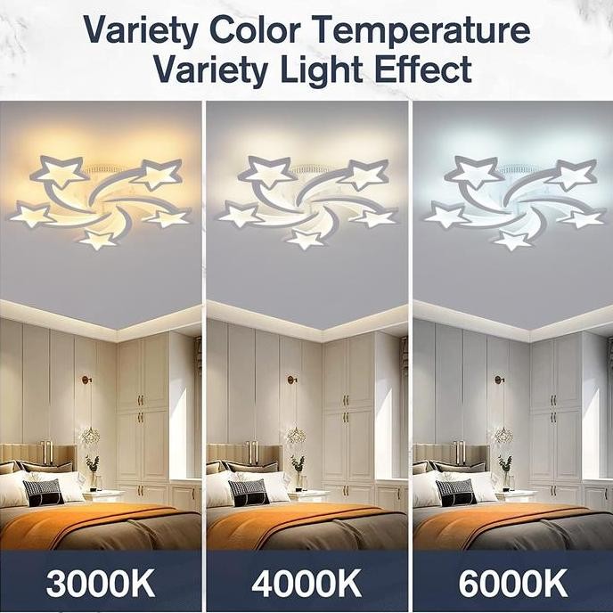 Promo Lampu Hias Plafon Led Atap Rumah Minimalis Modern Remote Control