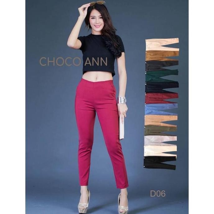 Choco Ann Zipper Samping Panjang D06 Promo