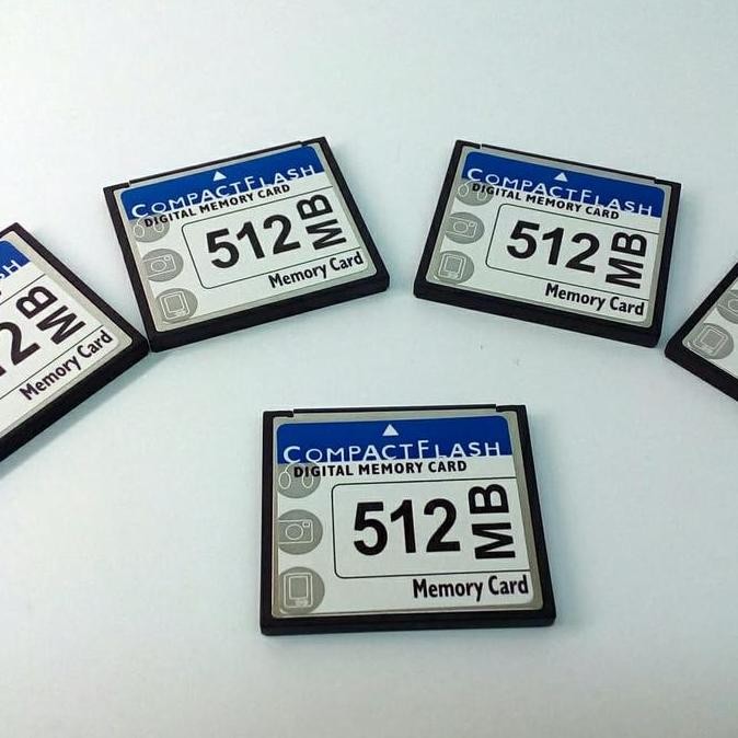 Memori Compact Flash Cf Card 512 Mb New Stok