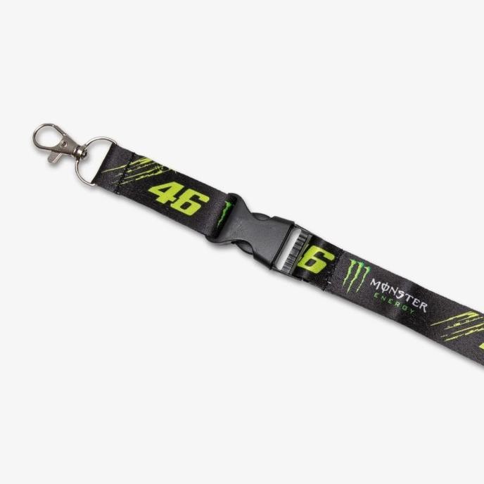 VR 46 Valentino 46 Rossi MONSTER 46 NECKLACE KEYCHAIN. Gantungan Kunci
