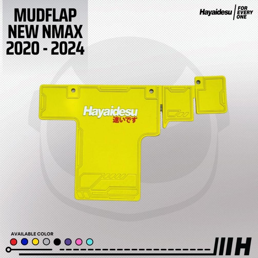 HAYAIDESU ALL NEW NMAX 2020, 2022 - 2023/ ALL NEW NMAX ABS 2023 MUDFLAP PENAHAN LUMPUR AKSESORIS VAR