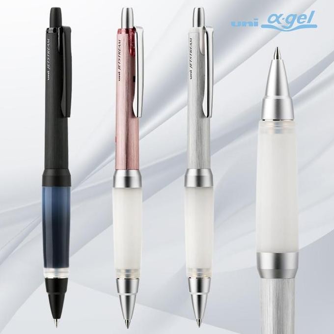 

NEW Uni Jetstream Alpha Gel Grip Ballpoint Ink Pen 0.7mm Comfort Writing