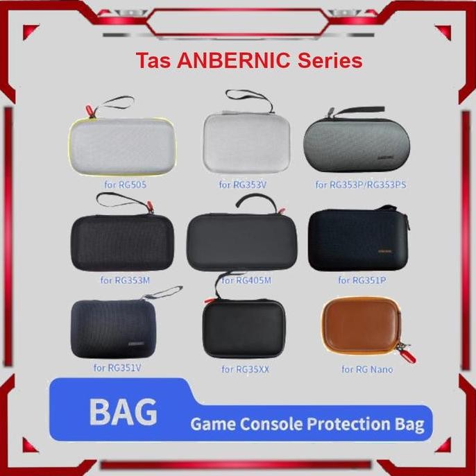 ready ANBERNIC Protective Storage Case Tas ANBERNIC Series RG35XX RG505 RG353V RG405M RG405V