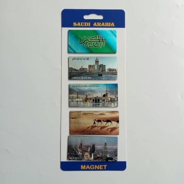 (Expert) Souvenir magnet kulkas Mekkah Madinah Riyadh Sahara oleh oleh negara Saudi Arabia