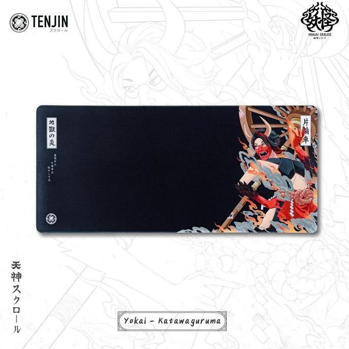 Tenjin Scrollworks - KATAWAGURUMA Deskmat