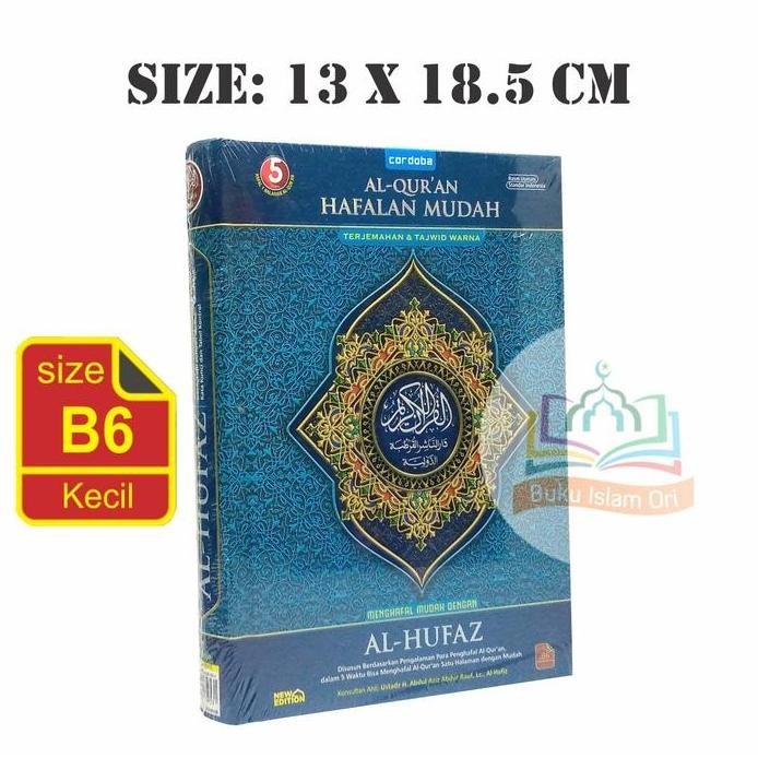 new Mushaf Al Quran Hafalan Al Hufaz B6 HC - Cordoba