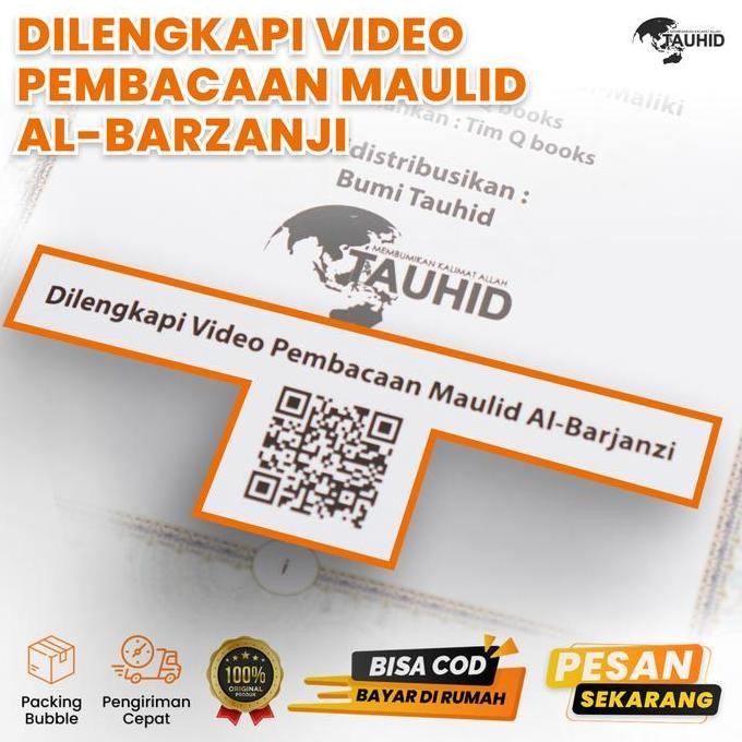new Buku Maulid Al-Barzanji Duo Latin SoftCover Hijau