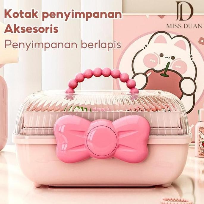 

Terlaris Storage Pita 3 Tingkat / Box Penyimpanan Ikat Rambut Dan Aksesoris Lainnya