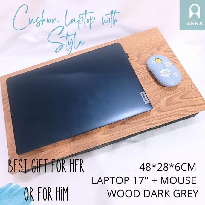 AERA INDONESIA Cushion Lap Desk | Bantal Meja Laptop Shabby 5 Fungsi