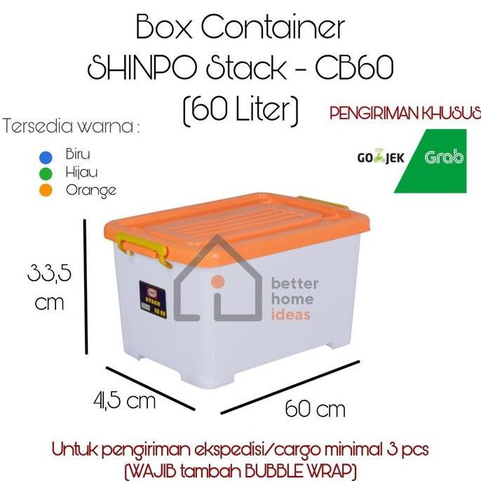 

Terlaris Box Container Shinpo Stack - Cb 60 (60 Liter)