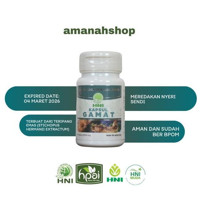 GAMAT KAPSUL HNI HPAI