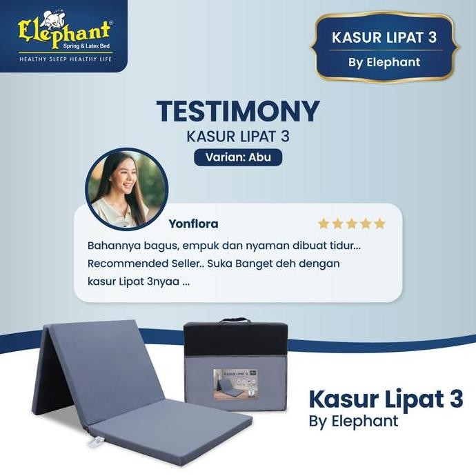 Kasur Lantai Lipat Tiga Elephant
