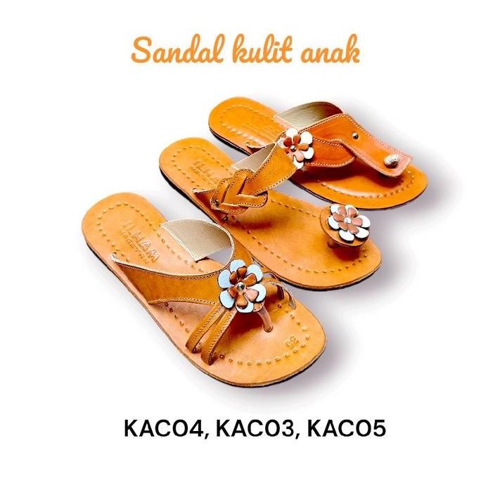 Tersedia SANDAL KULIT ANAK CEWEK HANDMADE MAGETAN