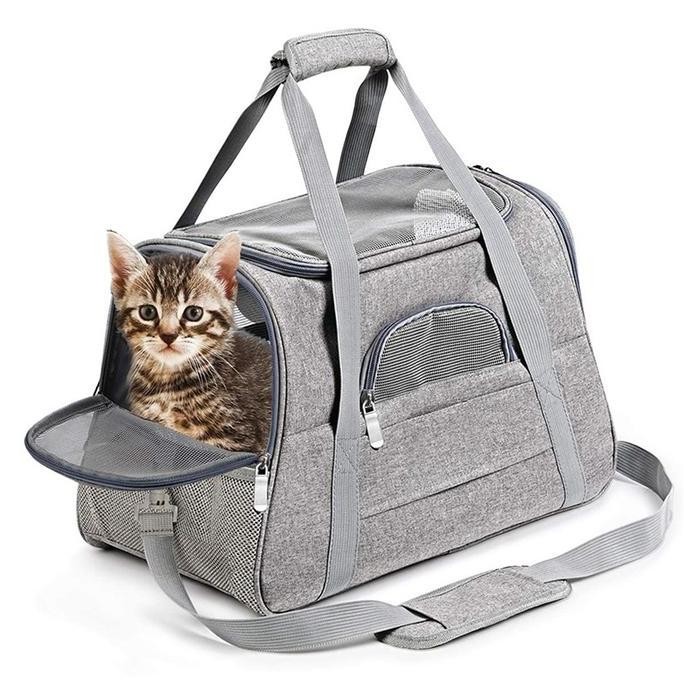 Pet Carrier Tas Hewan Tas Traveling Hewan Tas Travel Anjing Kucing Co