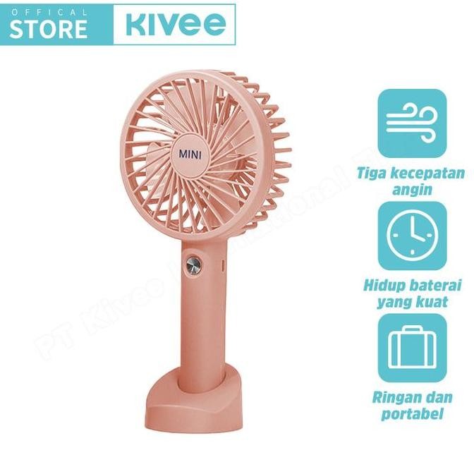 Kivee Kipas Angin Mini Lipat Portable / Mini Fan / Kipas Portable